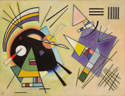 Negro y violeta de Wassily Kandinsky