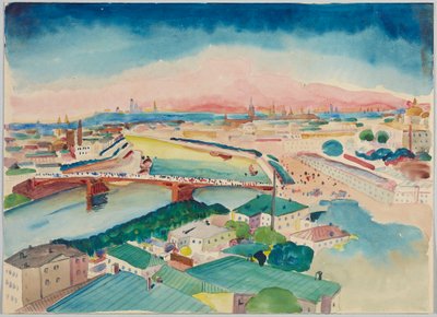 Vista de Moscú de Wassily Kandinsky