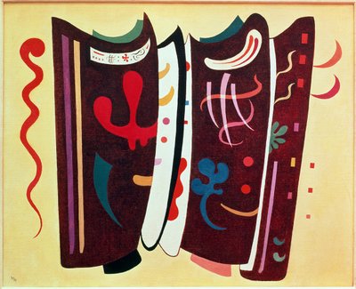 Marrón con suplemento de Wassily Kandinsky