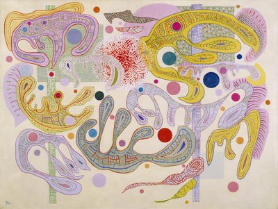 Formas caprichosas, 1937 de Wassily Kandinsky