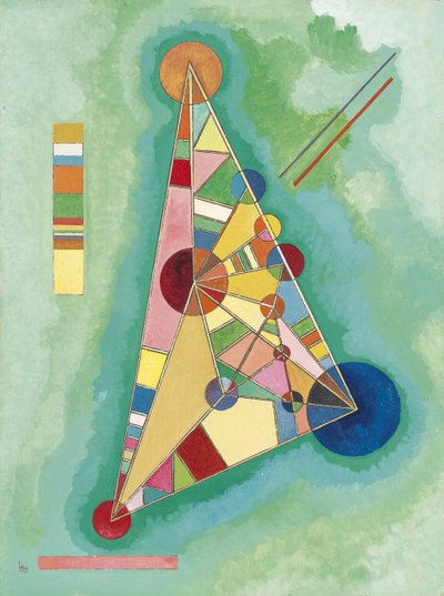 Colorido en el triángulo de Wassily Kandinsky