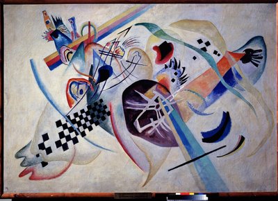 ""Composición N. 224. Sobre el blanco"" Pintura de Vassily Kandinsky (o Wassily Kandinsky o Kandinskyj de Wassily Kandinsky