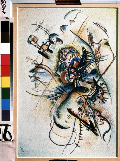 Pintura ""Composición"" de Vassily Kandinsky (o Wassily Kandinsky o Kandinskyj de Wassily Kandinsky