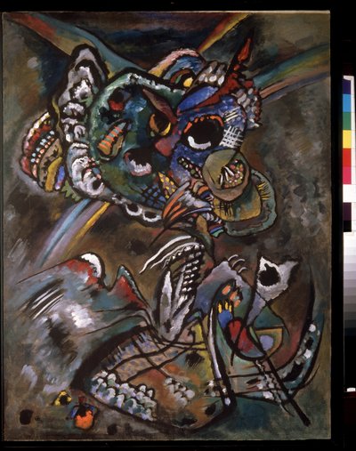Crepúsculo (crepúsculo). Día del pintor Wassily Kandinsky (Au Wassily Kandinsky au Kandinskyz de Wassily Kandinsky