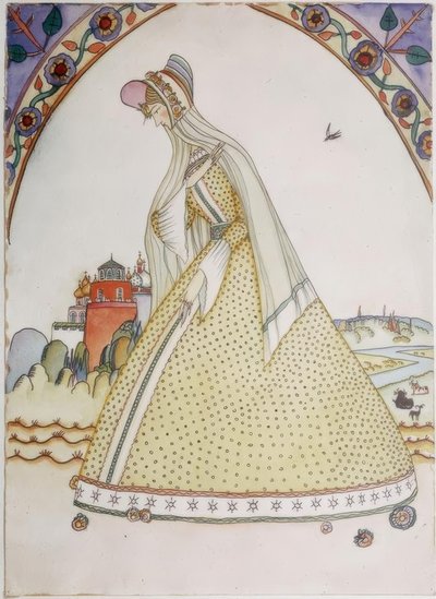 Dama con miriñaque de Wassily Kandinsky