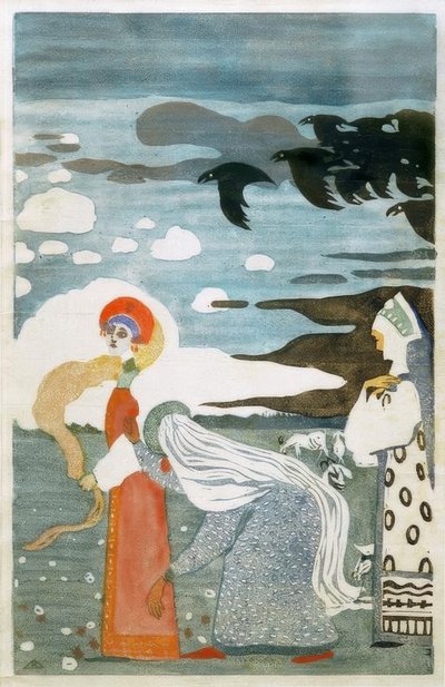 Los cuervos de Wassily Kandinsky
