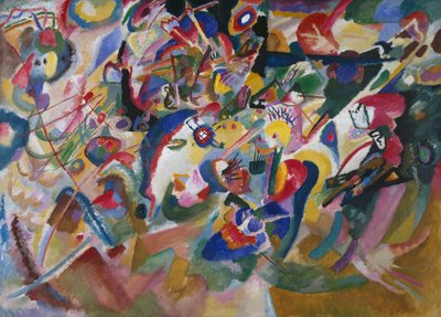 Borrador 3 para "Composición VII" de Wassily Kandinsky