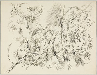Borrador para un grabado de Wassily Kandinsky