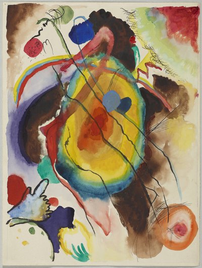 Diseño para un mural para Edwin R. Campbell de Wassily Kandinsky