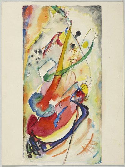 Diseño para un mural para Edwin R. Campbell No. 1 de Wassily Kandinsky