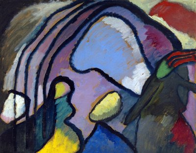 Estudio para improvisación 10 de Wassily Kandinsky