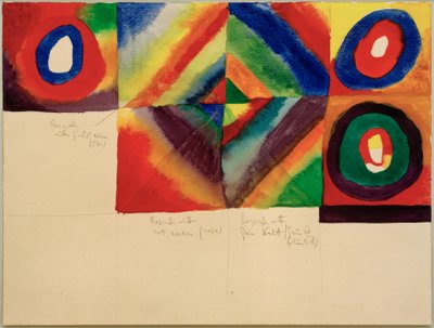 Estudios de color de Wassily Kandinsky
