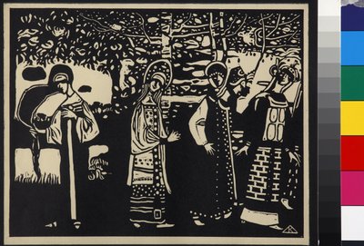 Mujeres en el bosque de Wassily Kandinsky