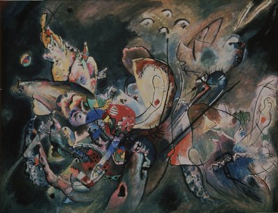 Sombrío. Composición Nr. 221, 1917 de Wassily Kandinsky