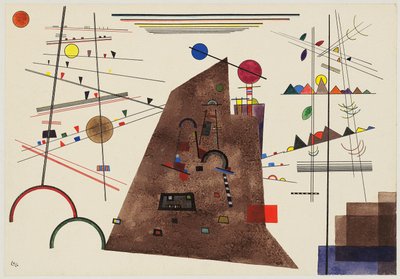 Pesado entre ligero de Wassily Kandinsky