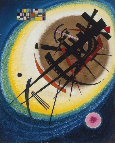 En el óvalo brillante. 1925 de Wassily Kandinsky