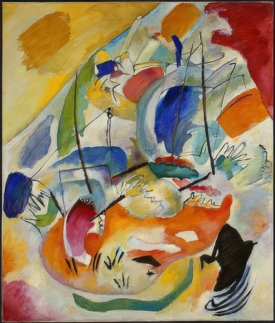 Improvisación 31 (Batalla naval). 1913 de Wassily Kandinsky