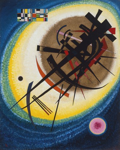 En el óvalo brillante de Wassily Kandinsky