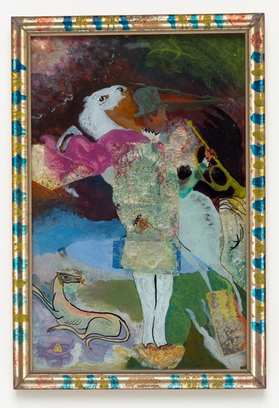 Caballero con trompeta de Wassily Kandinsky