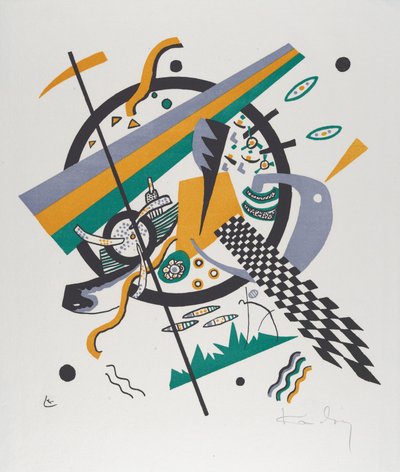 Kleine Welten IV (Pequeños mundos IV), 1922 de Wassily Kandinsky