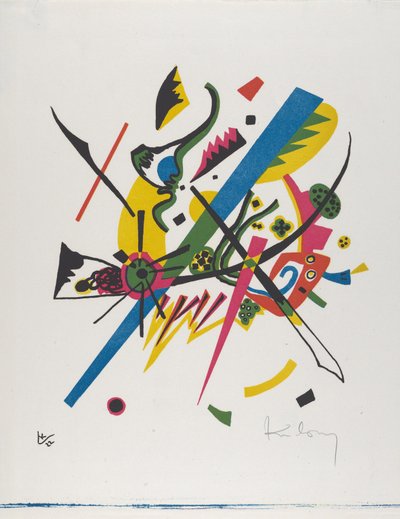Kleine Welten I (Pequeños mundos I), 1922 de Wassily Kandinsky