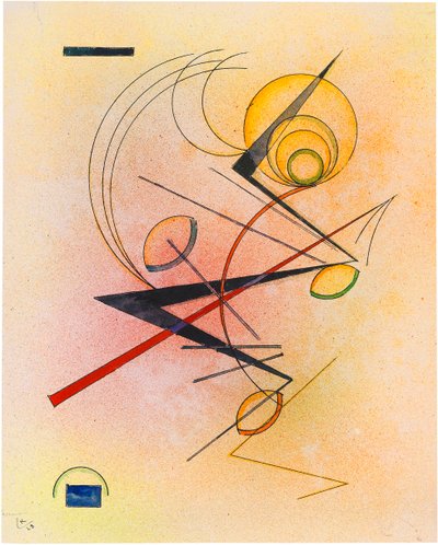Kleines Warm, 1928 de Wassily Kandinsky