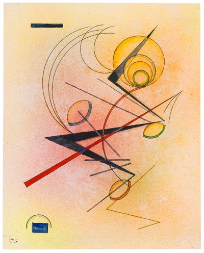 Kleines Warm, 1928 de Wassily Kandinsky