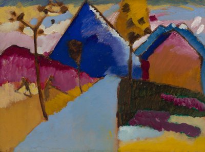 Kochel – calle recta de Wassily Kandinsky