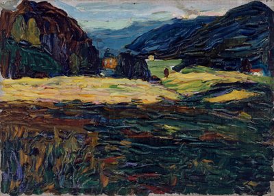 Kochel - Paisaje con Castillo de Wassily Kandinsky
