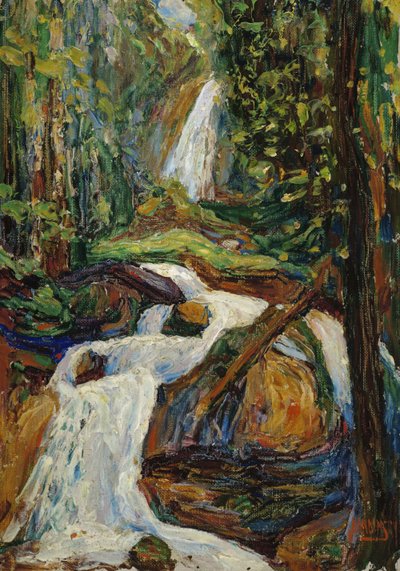 Kochel - Cascada I de Wassily Kandinsky