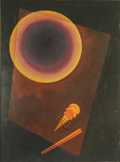 Kreis, Círculo con marrón de Wassily Kandinsky
