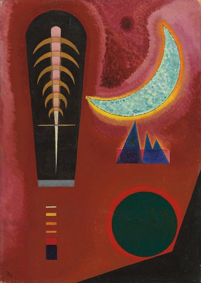 Libremente en rojo de Wassily Kandinsky