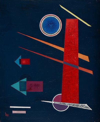 Rojo poderoso. 1928 de Wassily Kandinsky