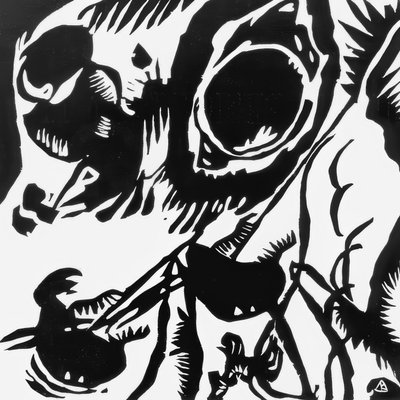Motivo de Improvisación 25 de Wassily Kandinsky