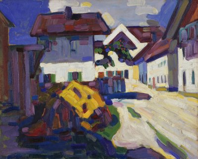 Murnau - grupo de casas de Wassily Kandinsky