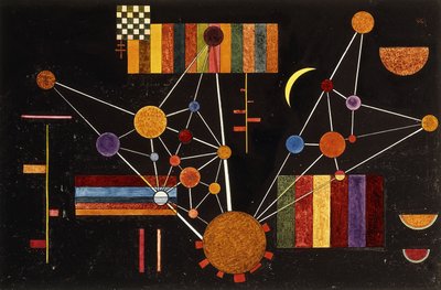 Red vista desde arriba, No.231 de Wassily Kandinsky