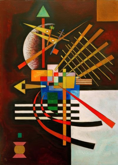 Arriba y a la izquierda de Wassily Kandinsky