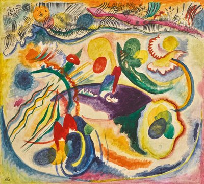 Sobre el Tema del Juicio Final de Wassily Kandinsky