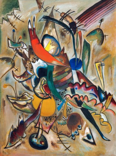 Pintura con puntos de Wassily Kandinsky