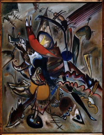 ""Pintura con puntos (Composición N. 223)"" Peinture de Vassily Kandinsky (ou Wassily Kandinski ou Kandinskij de Wassily Kandinsky