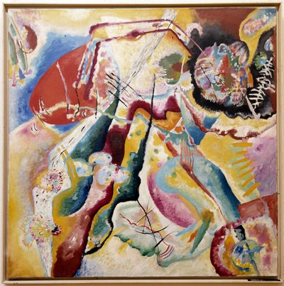 Pintura con punto rojo, 1914 de Wassily Kandinsky