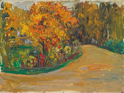 Parque en otoño de Wassily Kandinsky