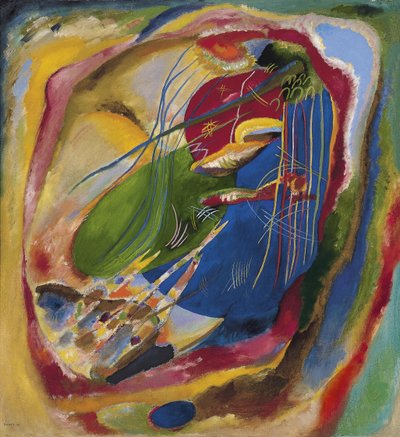 Cuadro con tres manchas, No. 196, 1914 de Wassily Kandinsky