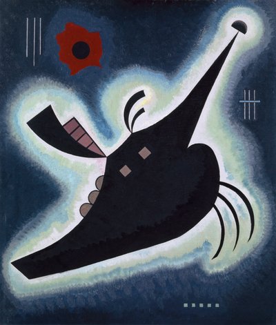 Negro puntiagudo, 1931 de Wassily Kandinsky
