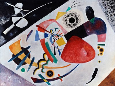 Punto rojo II de Wassily Kandinsky