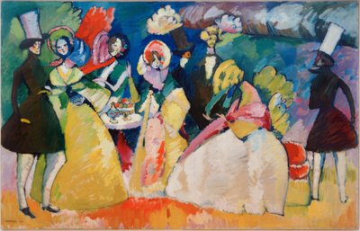 Sociedad del miriñaque de Wassily Kandinsky