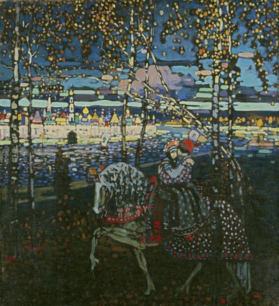 Pareja de equitación de Wassily Kandinsky