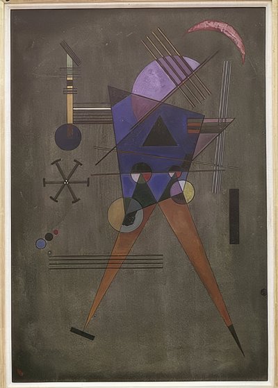 Triángulo negro de Wassily Kandinsky