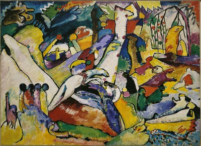 Boceto para Composición II, 1909-1910 de Wassily Kandinsky