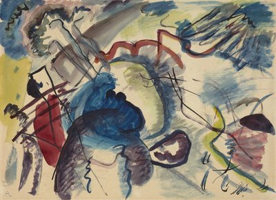 Boceto para Pintura con Borde Blanco, 1913 de Wassily Kandinsky